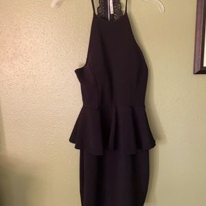 Black dress- worn once - good condition